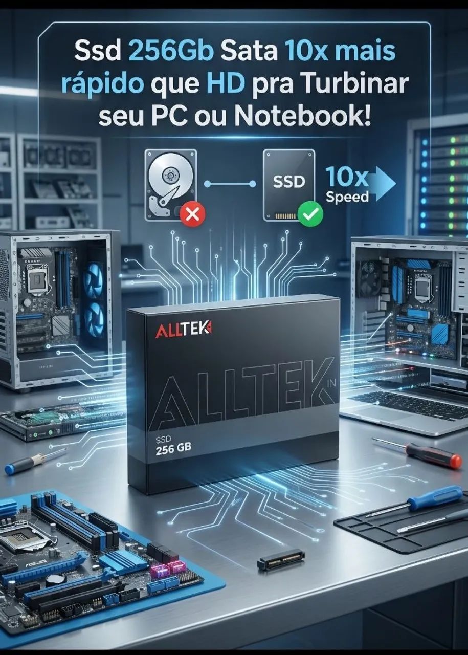 Ssd 256Gb Novo Lacrado!
