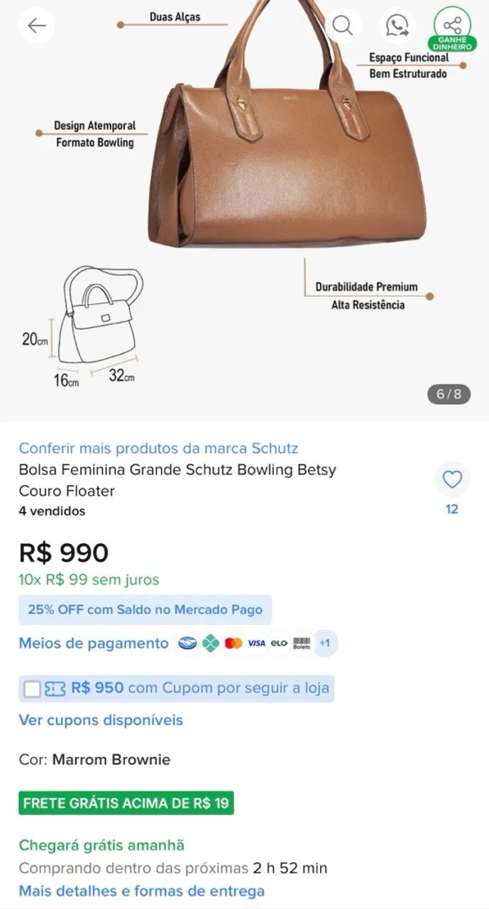 Desapego bolsa Schutz  - Foto 5