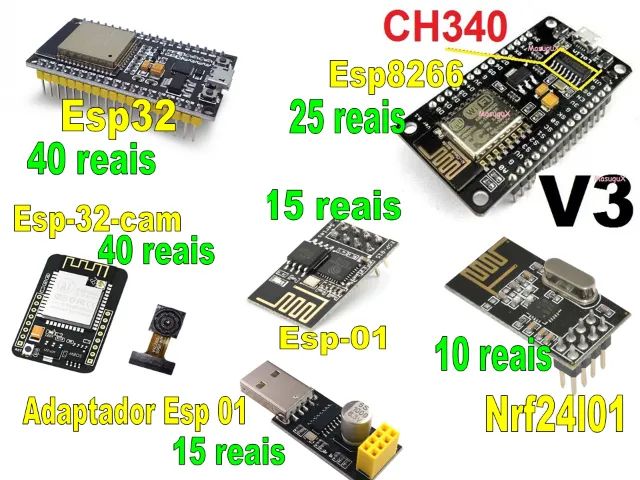 arduino Esp32 Placa De Desenvolvimento Wi-fi + Bluetooth - Foto 4