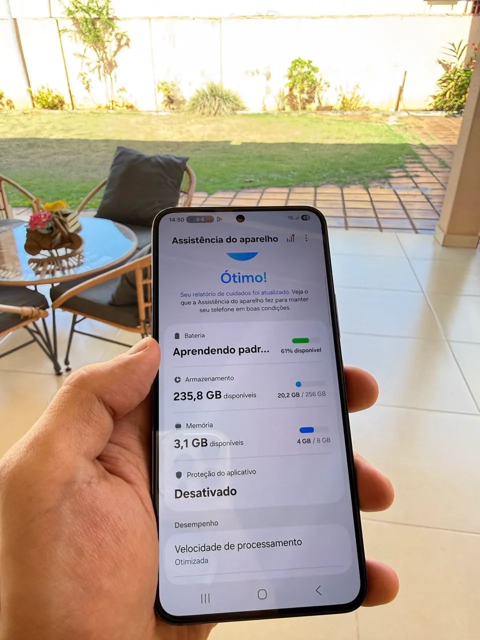 Samsung Galaxy S22 256 GB 5G Snapdragon - Condição excelente 