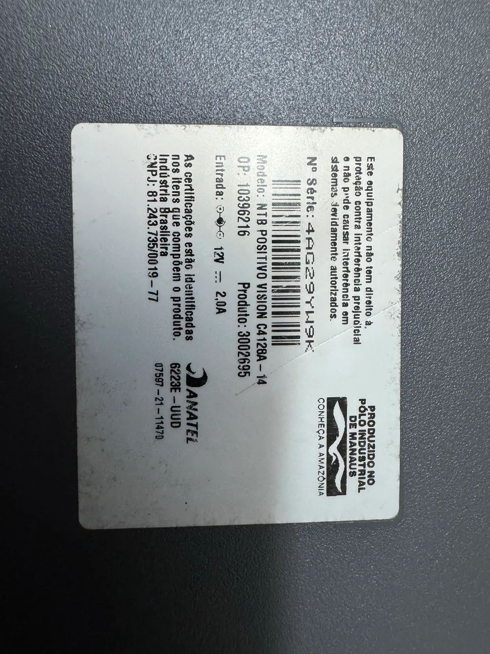 Notebook positivo Vision C4 128A - Foto 4