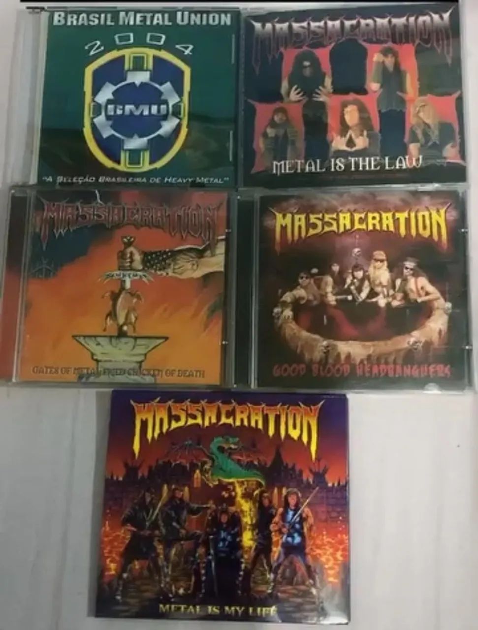 Coleção CDs Massacration