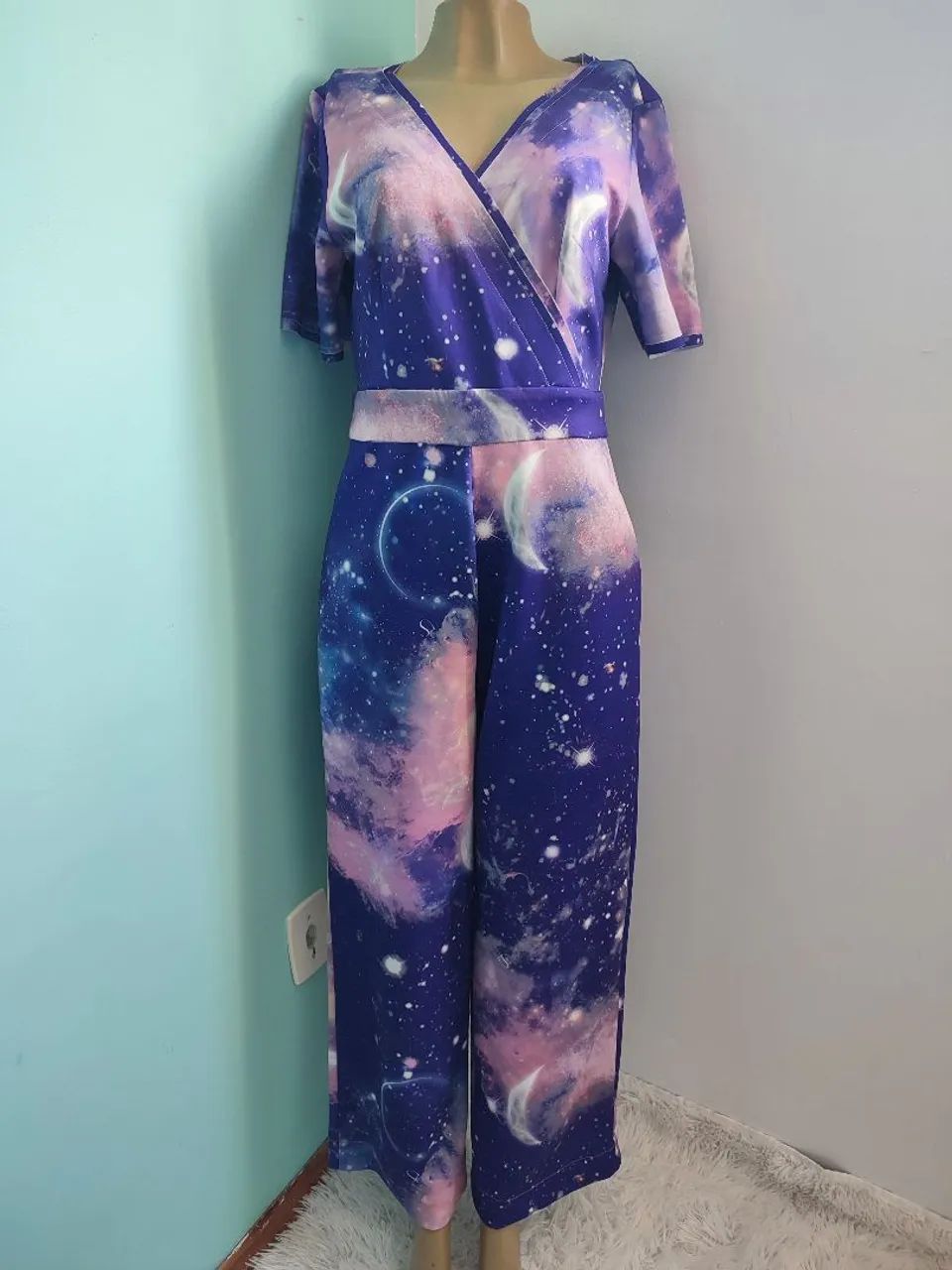 Macacão longo feminino estampado  - Foto 3