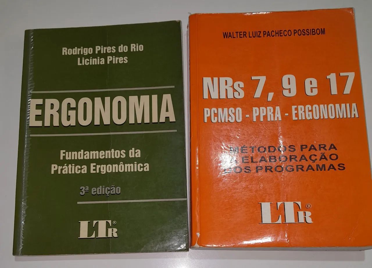 Livros sobre Ergonomia