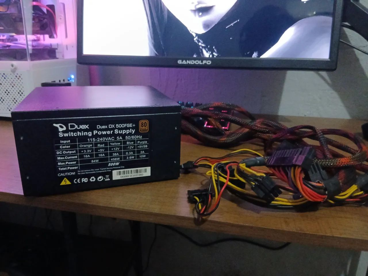 Fonte Duex 500w 80 plus bronze  - Foto 2
