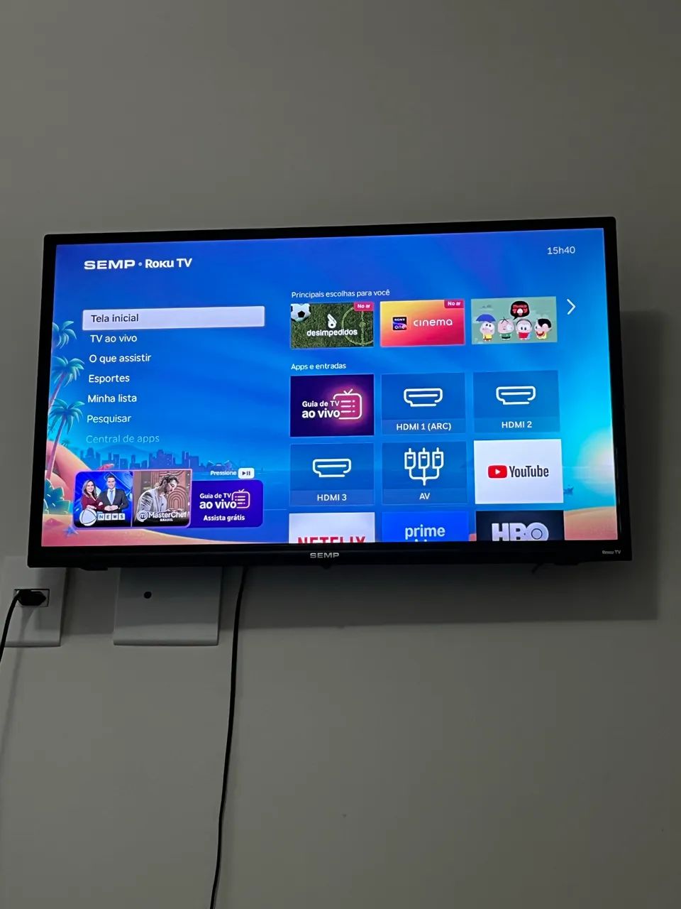 TV 32 polegadas semp Roku  - Foto 2