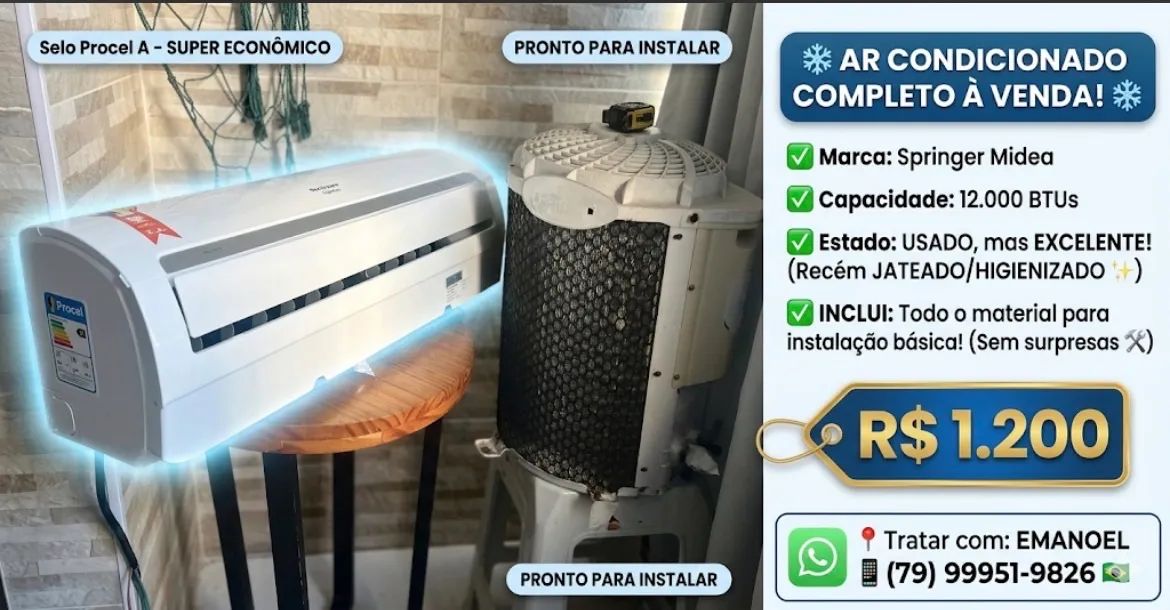 Ar condicionado 12000 btus Midea  - Foto 5