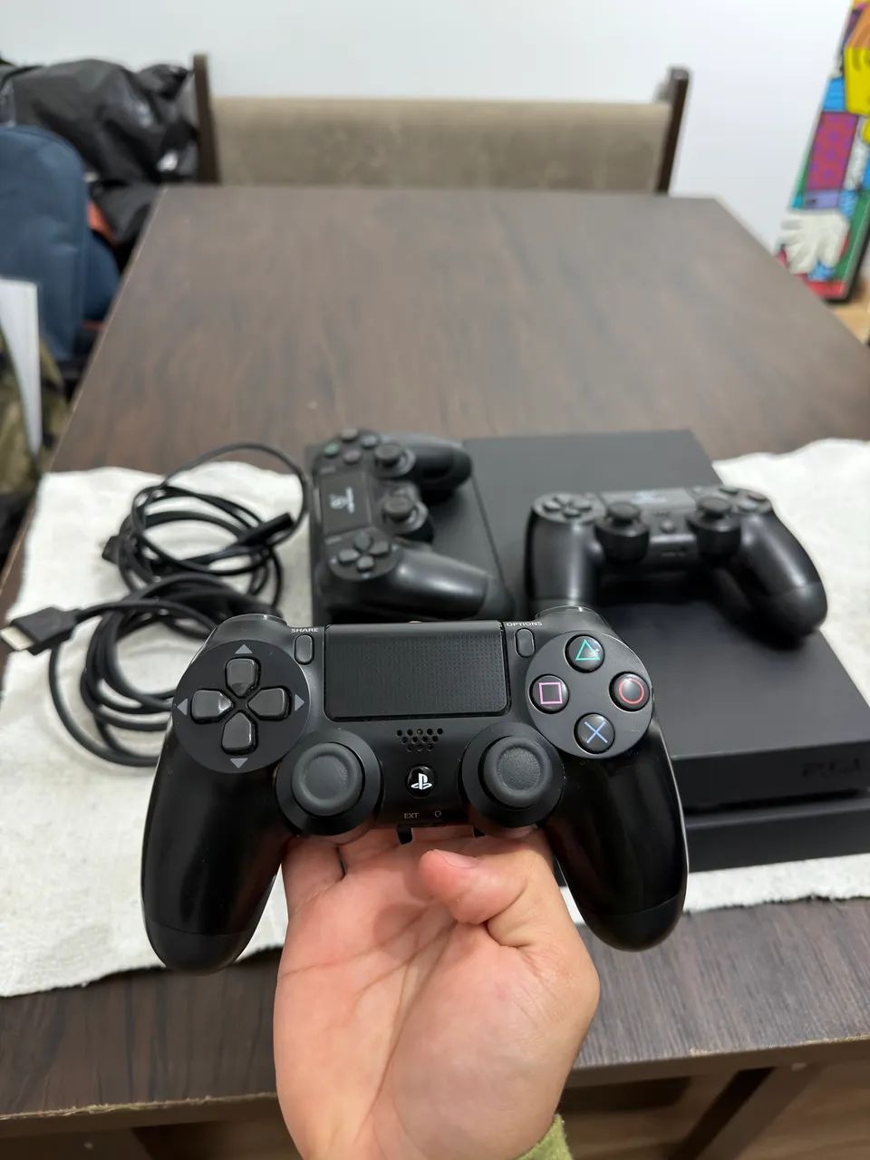 PS4 3 controles Playstation - Foto 2