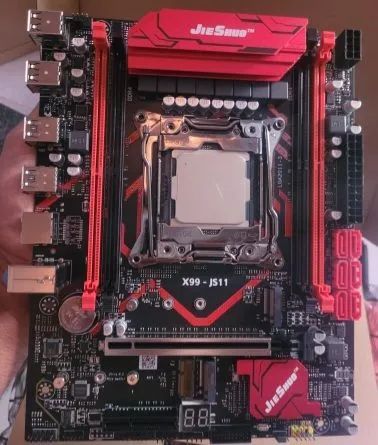 Placa mãe JieShuo JS11 + Módulo TPM2.0 + processador E5-2680 V4.  - Foto 2