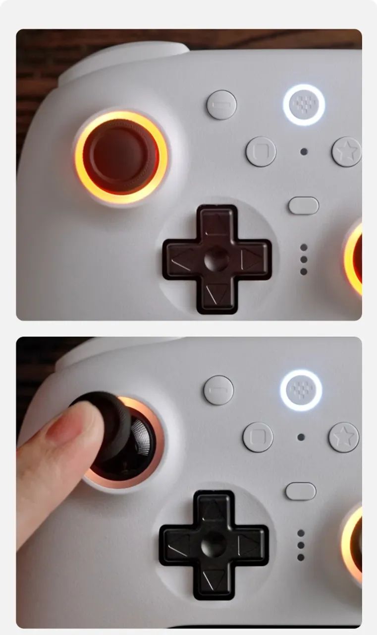 Controle 8BitDo Ultimate 2 Wireless Controller, 2.4G, Bluetooth, USB, c/Charging Dock - Foto 4