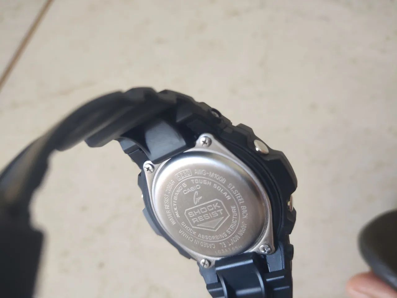 Relógio solar Casio G shock awg m100 1a  - Foto 3