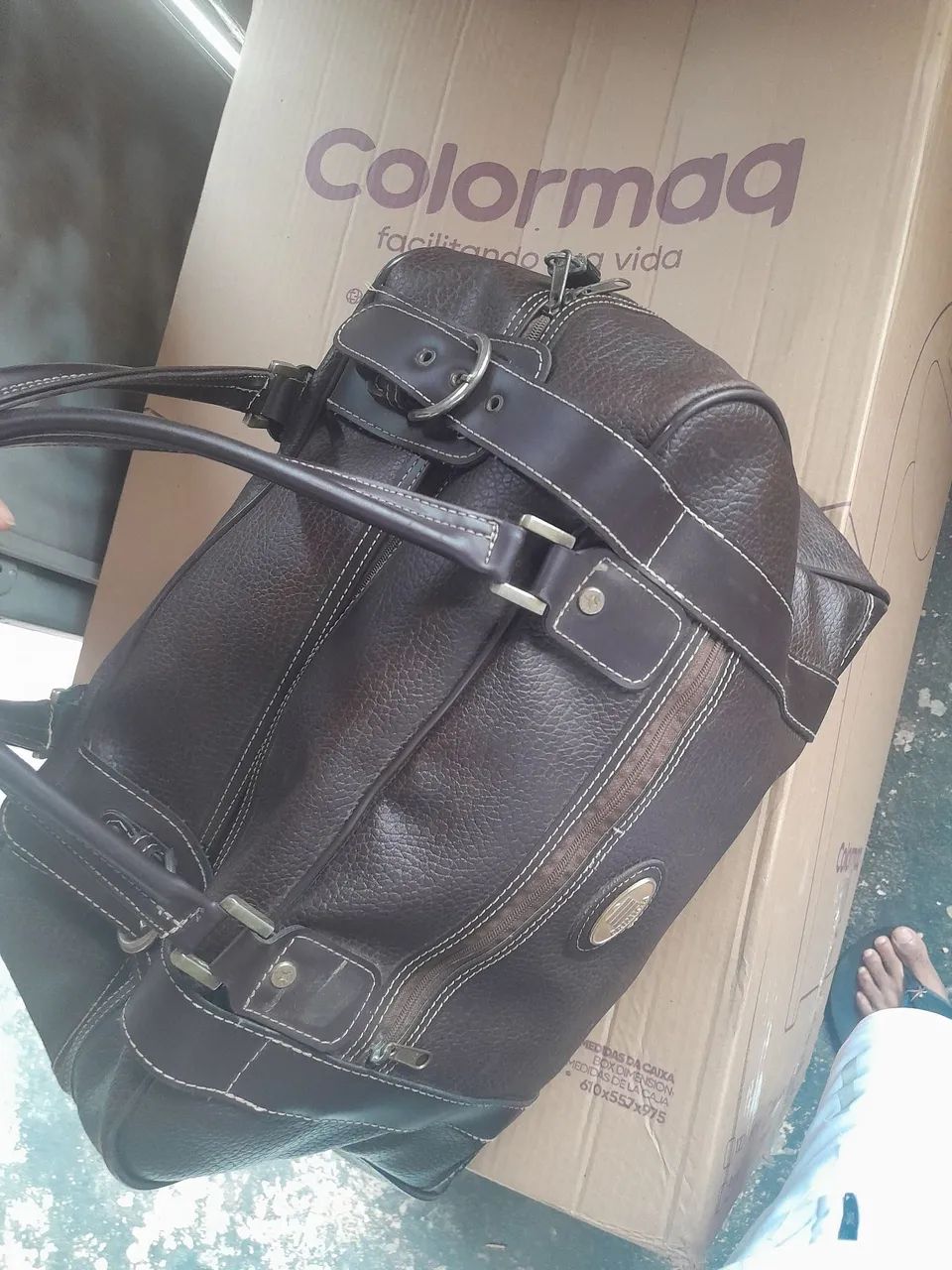 Bolsa original couro  - Foto 4
