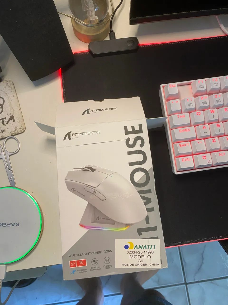 MOUSE GAMER ATTACK SHARK X11 SE - Foto 5