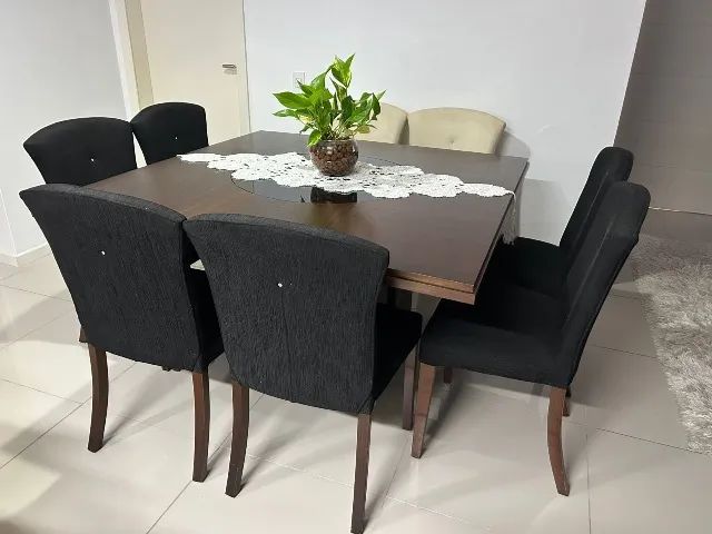 Mesa de jantar com 8 cadeiras - Foto 3