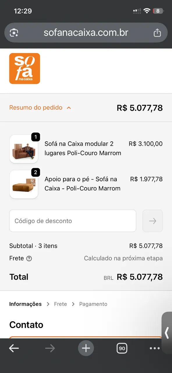 Sofá na caixa  - Foto 2