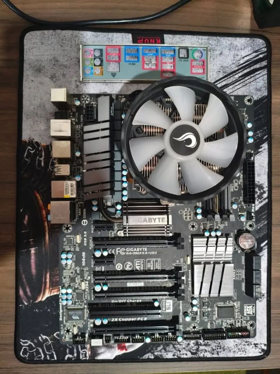 Kit AMD FX8120 / Placa mãe GA-990 AM3+ /8Gb de RAM - Foto 2