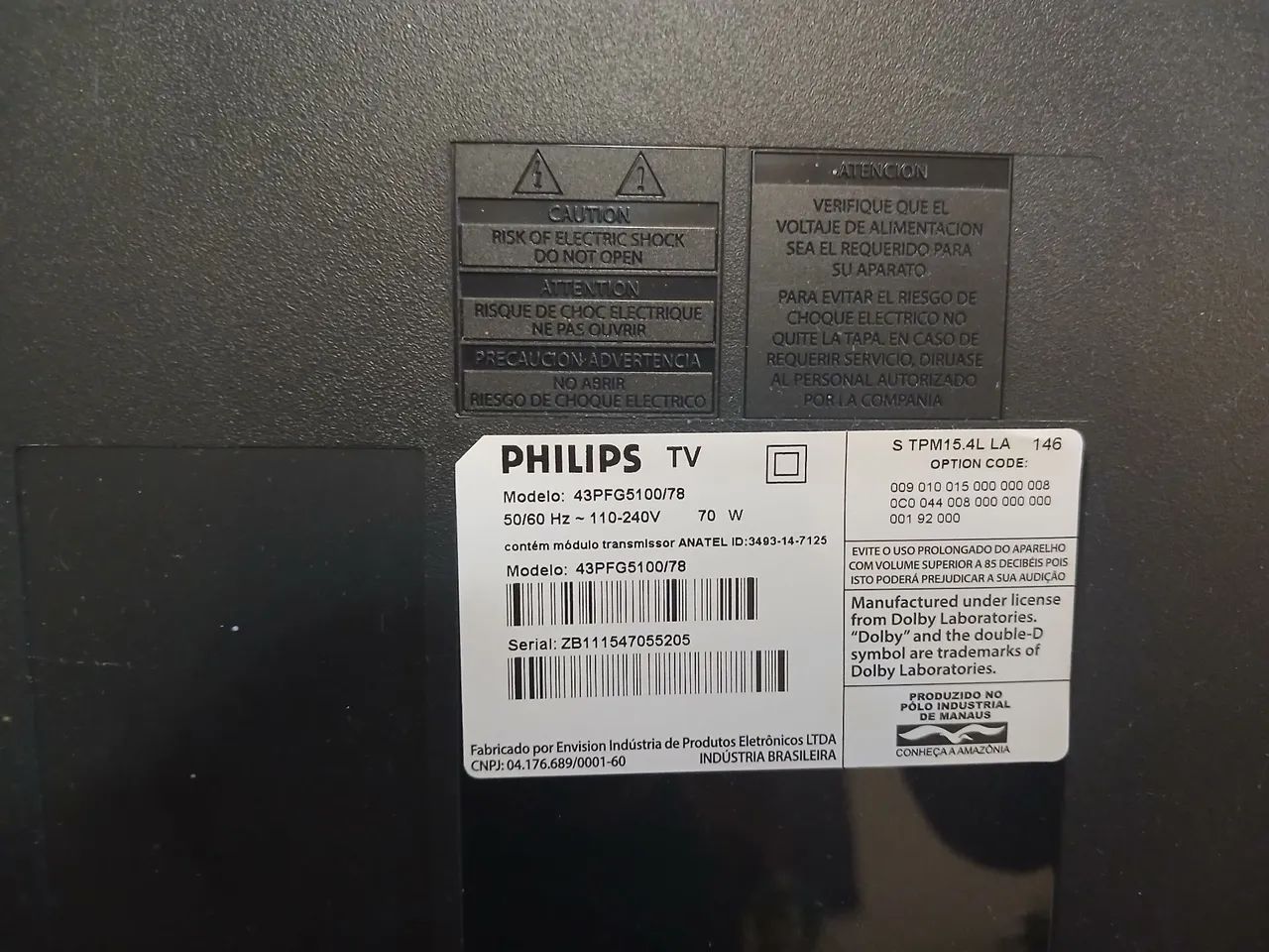 TV Phillips 43 polegadas - Foto 4