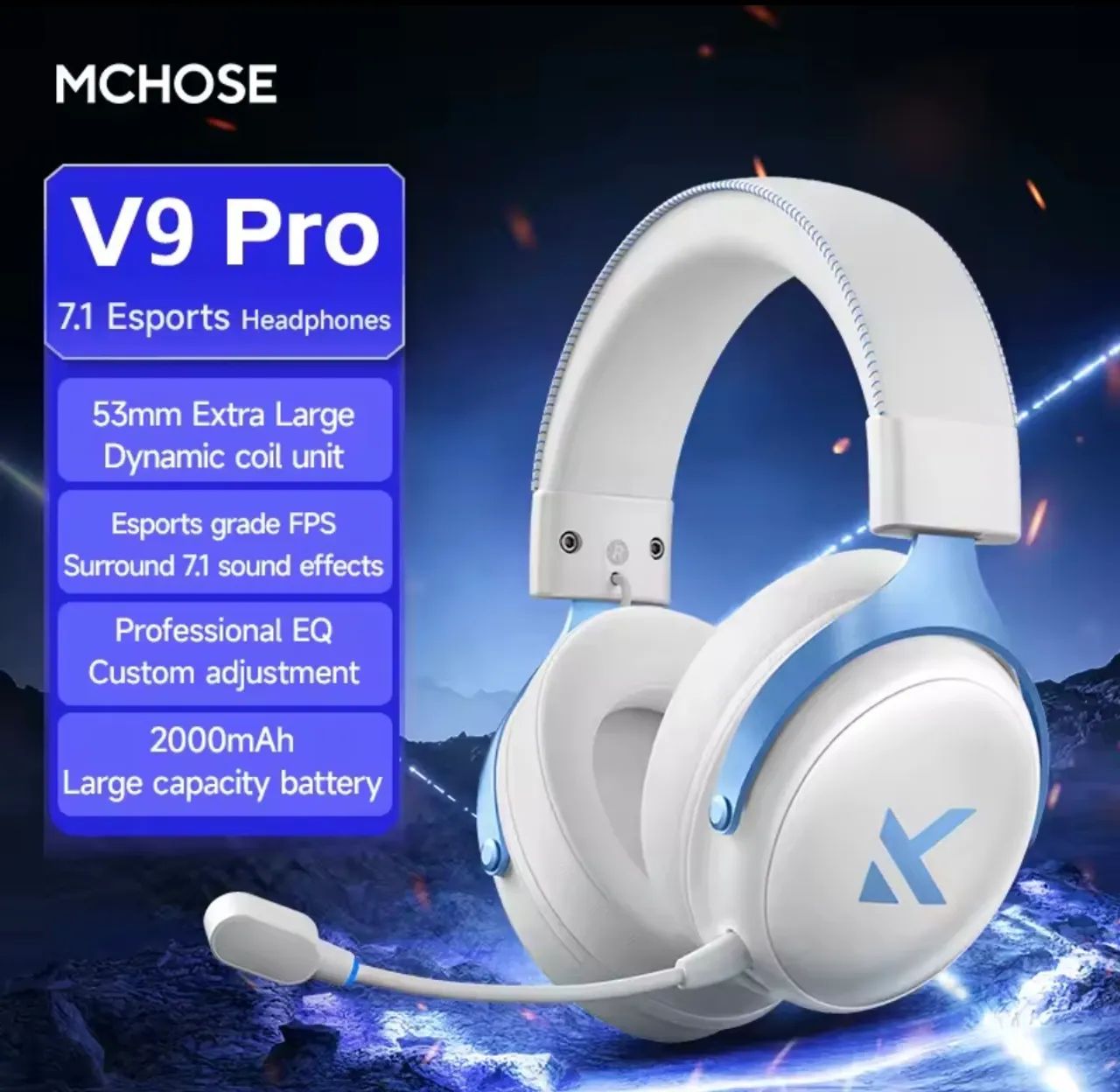 Headset mchose v9 pro  - Foto 4