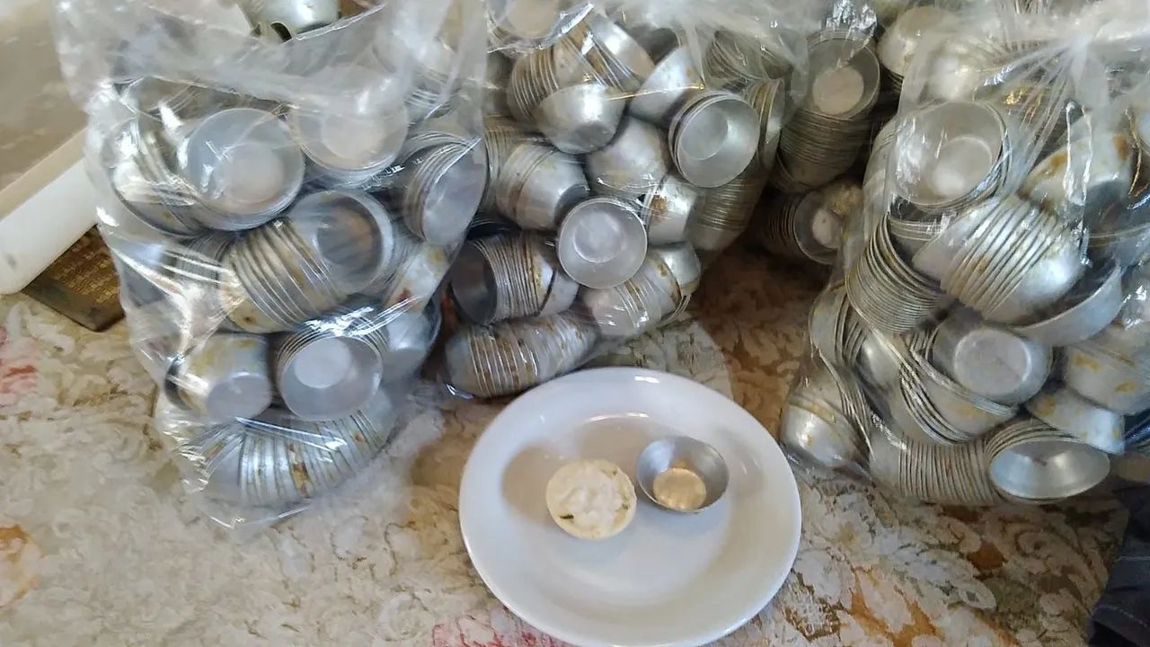500 forminhas de alumínio de empadinhas de festa 