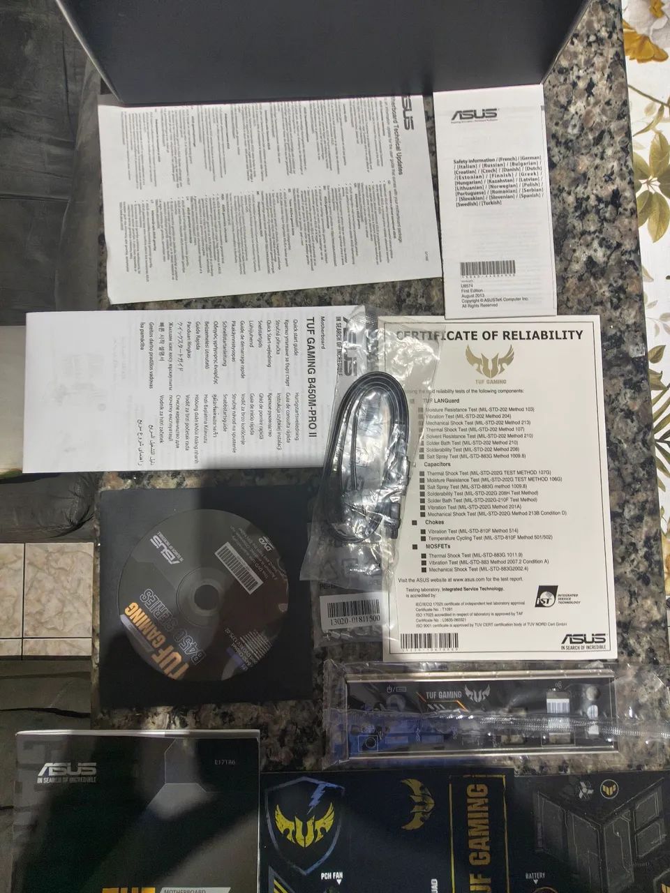 Placa Mãe Asus TUF Gaming B450M-PRO II (AM4) - Completa na Caixa / Leia a Descrição - Foto 5