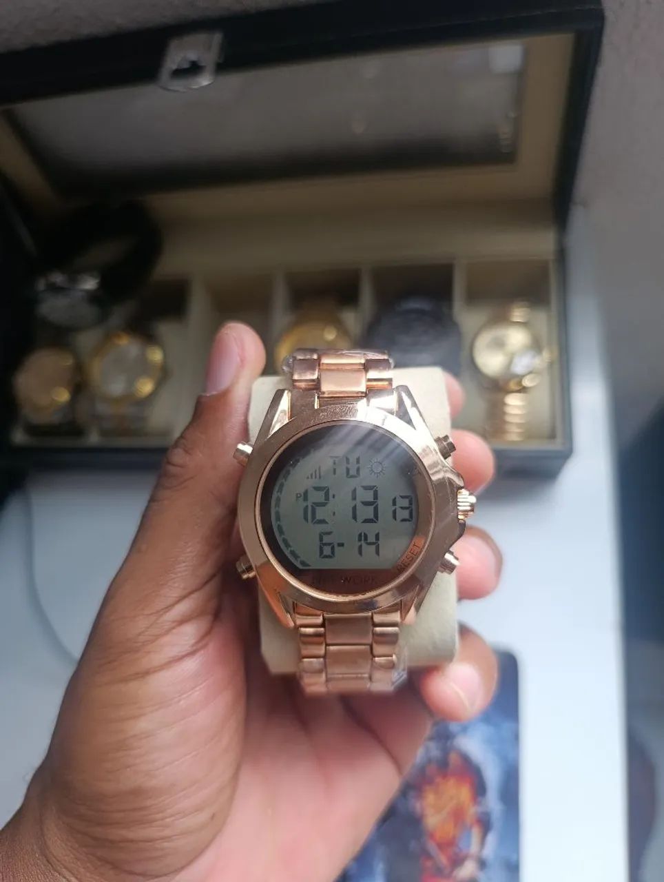  Relogio Net Work Rose Digital - Foto 3