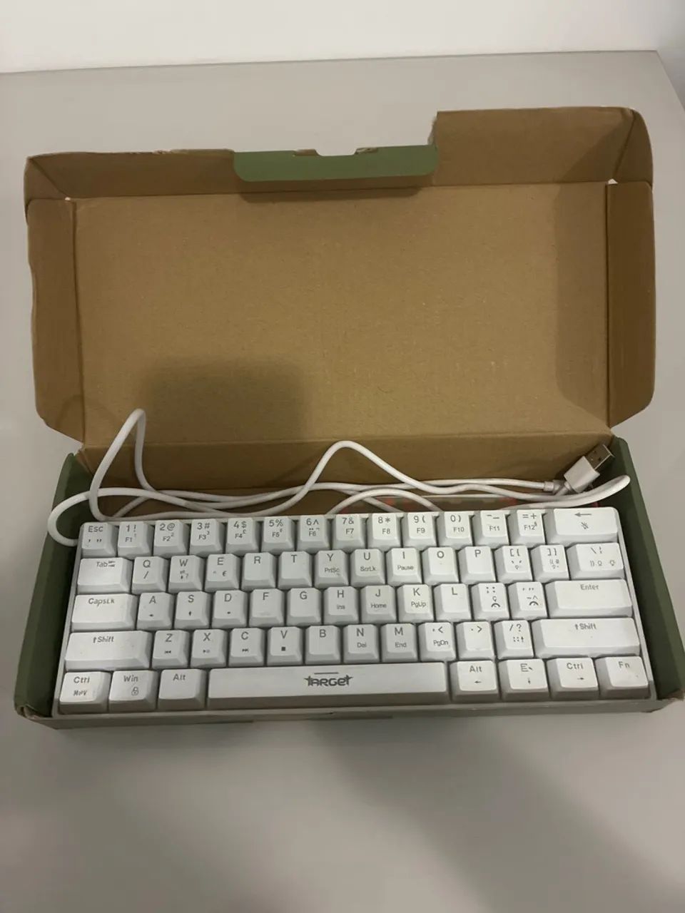 Teclado gamer Target TGT Sherman Mini Branco V2 - Foto 4