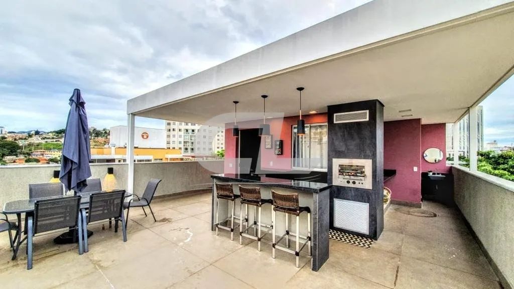 Cobertura, 3 quartos, 1 suite, 2 vagas