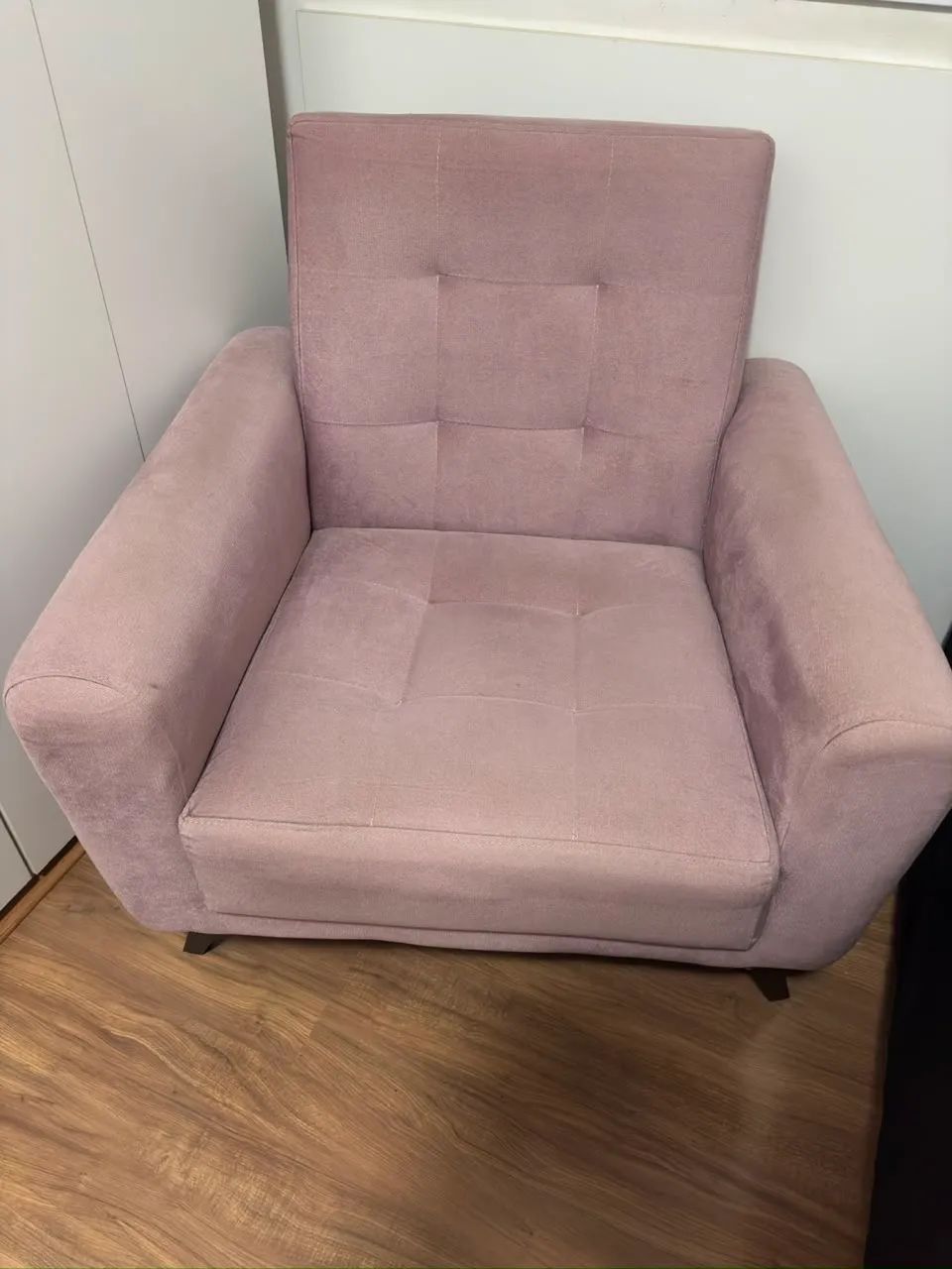 Poltrona suede rosa - Foto 2