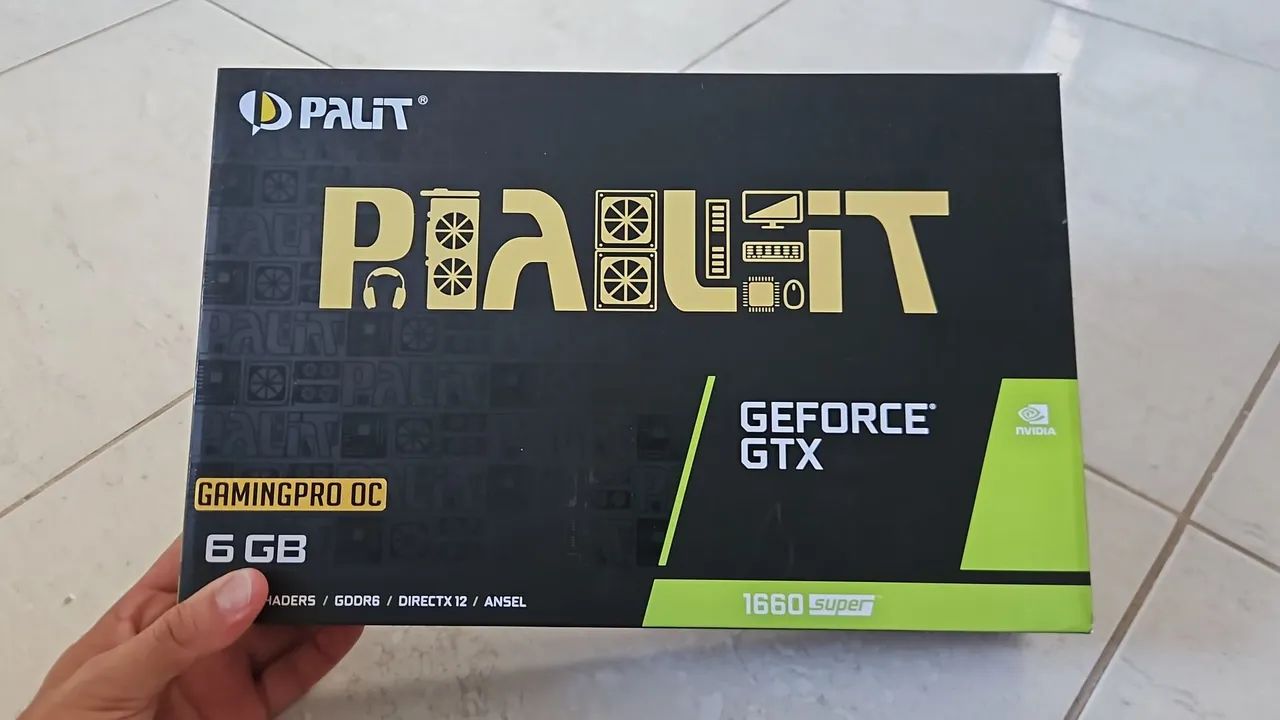 Placa de Vídeo GTX 1660 Super Palit