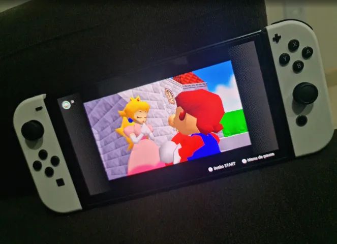 Nintendo Switch Oled Branco impecável - Foto 4