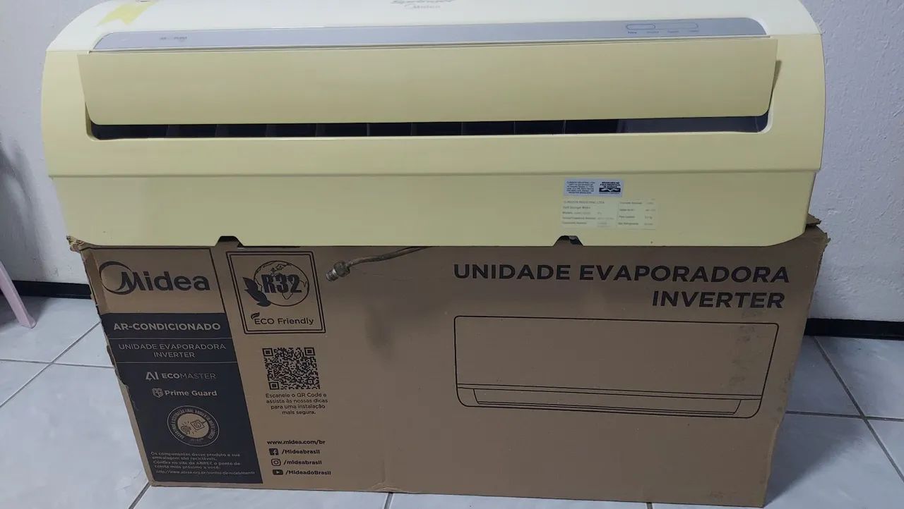 Ar condicionado Midea 9.000 BTUs, inverter, com defeito  - Foto 4