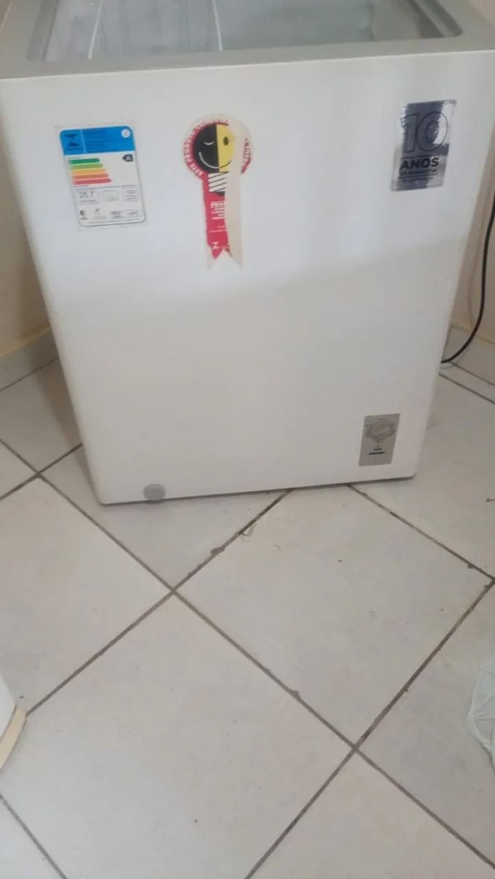 Vendo freezer semi nova