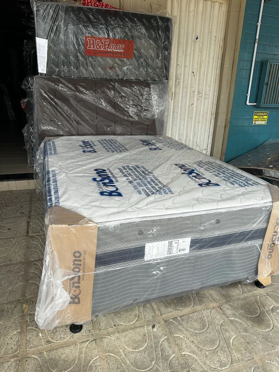 CAMA DE CASAL COM MOLAS ENSACADAS DA BONSONO - Foto 2