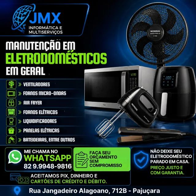MANUTENÇÃO EM ELETRODOMESTICOS EM GERAL