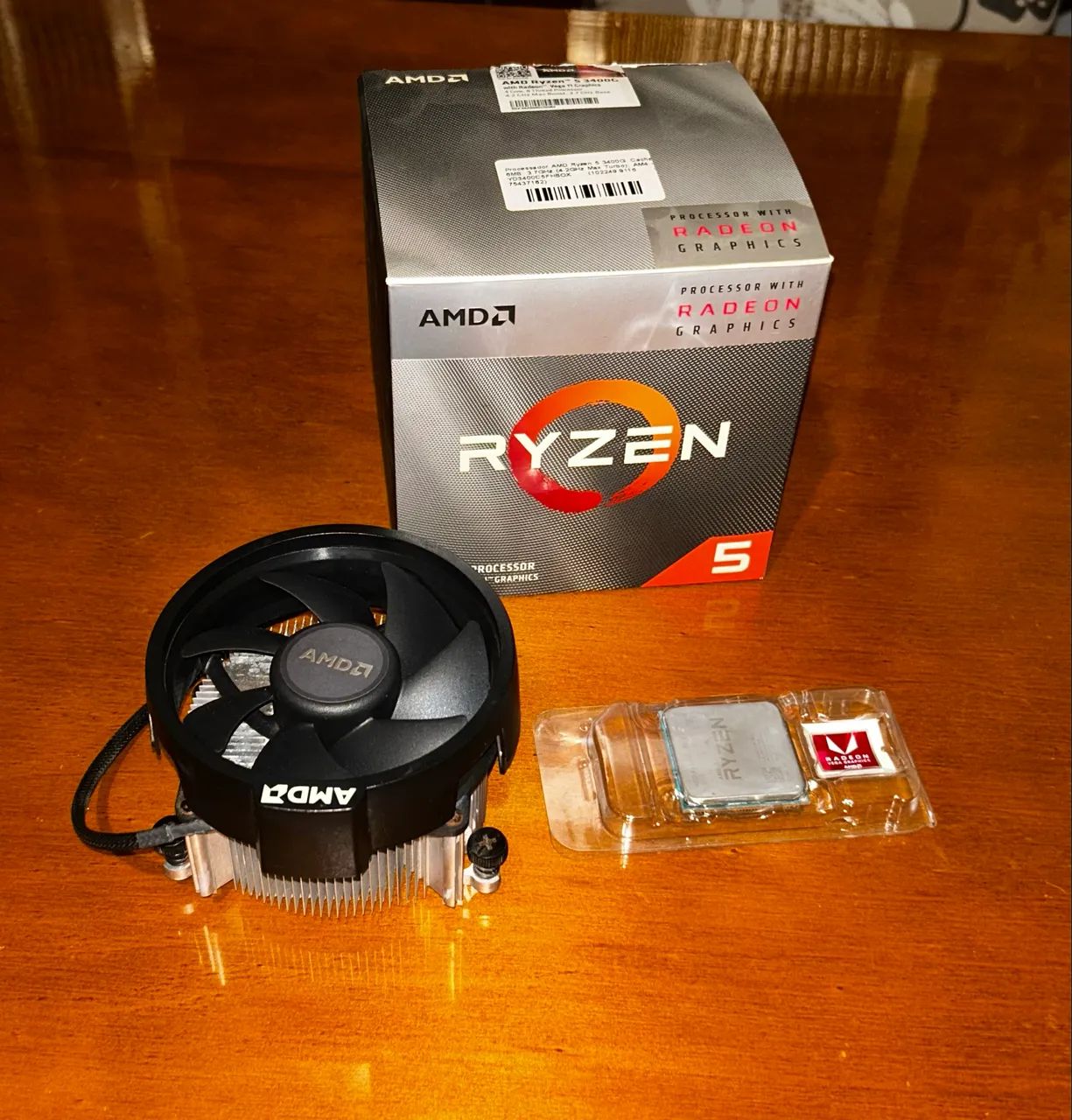 AMD Ryzen 5 3400G + Cooler Original | Vega 11 | Ótimo estado