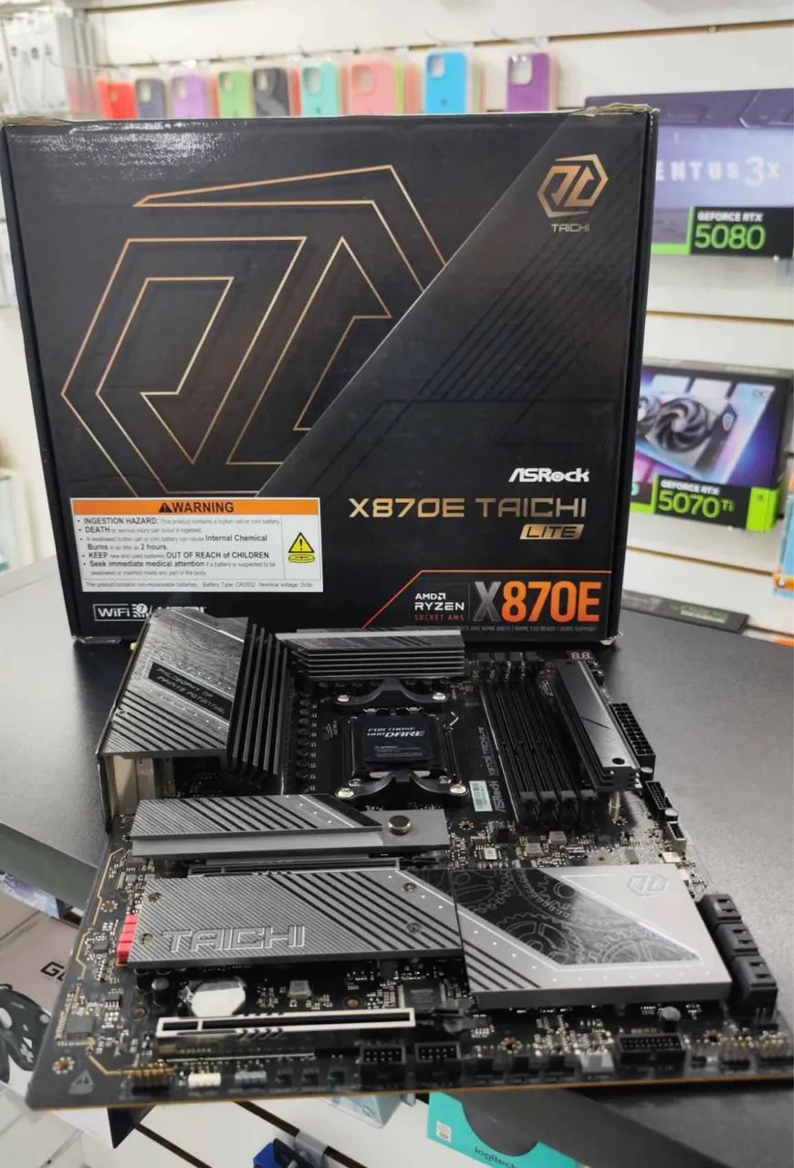Placa Mãe x870E Taichi lite  - Foto 2