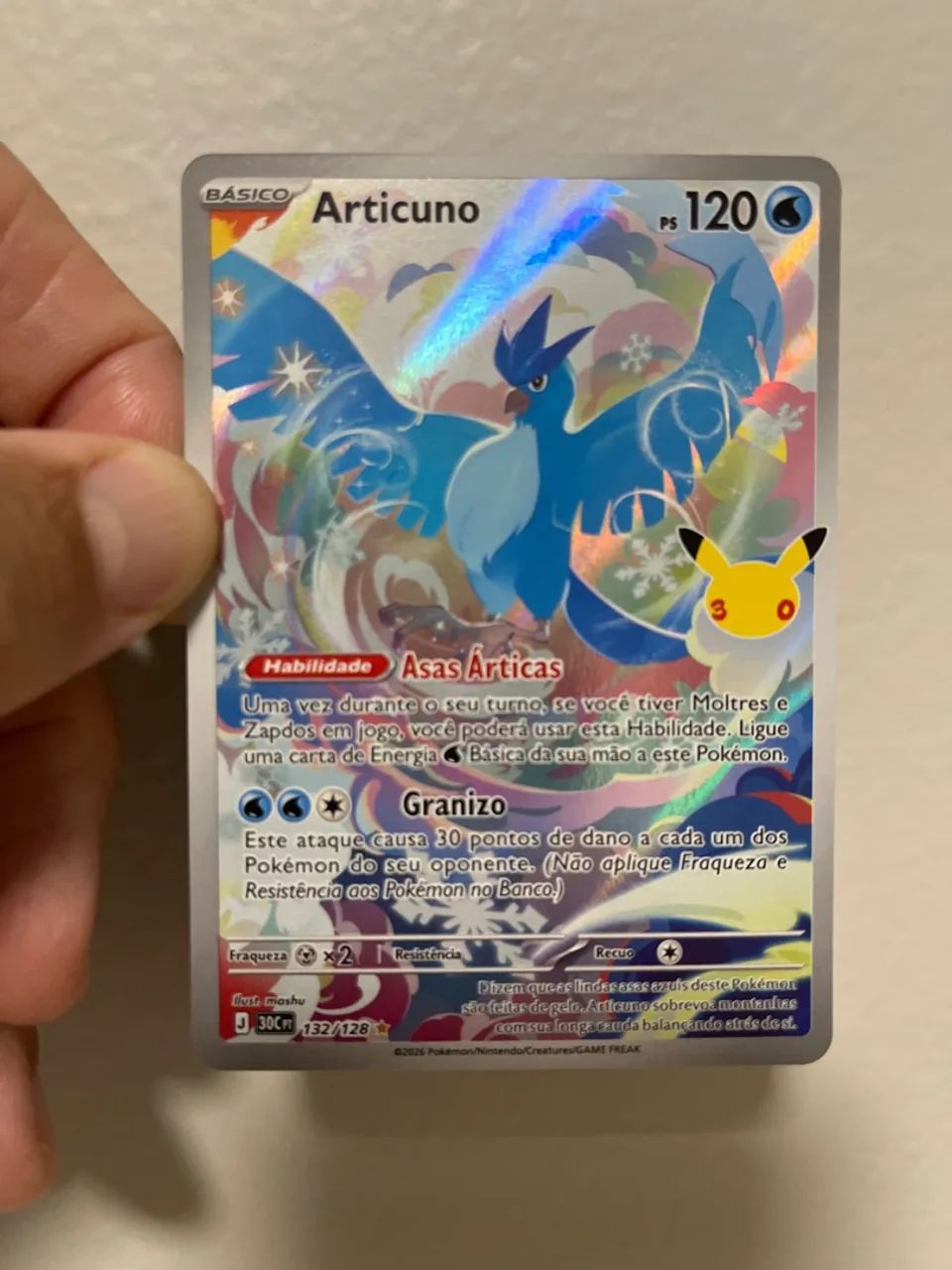 Cartinha Pokémon 30 anos