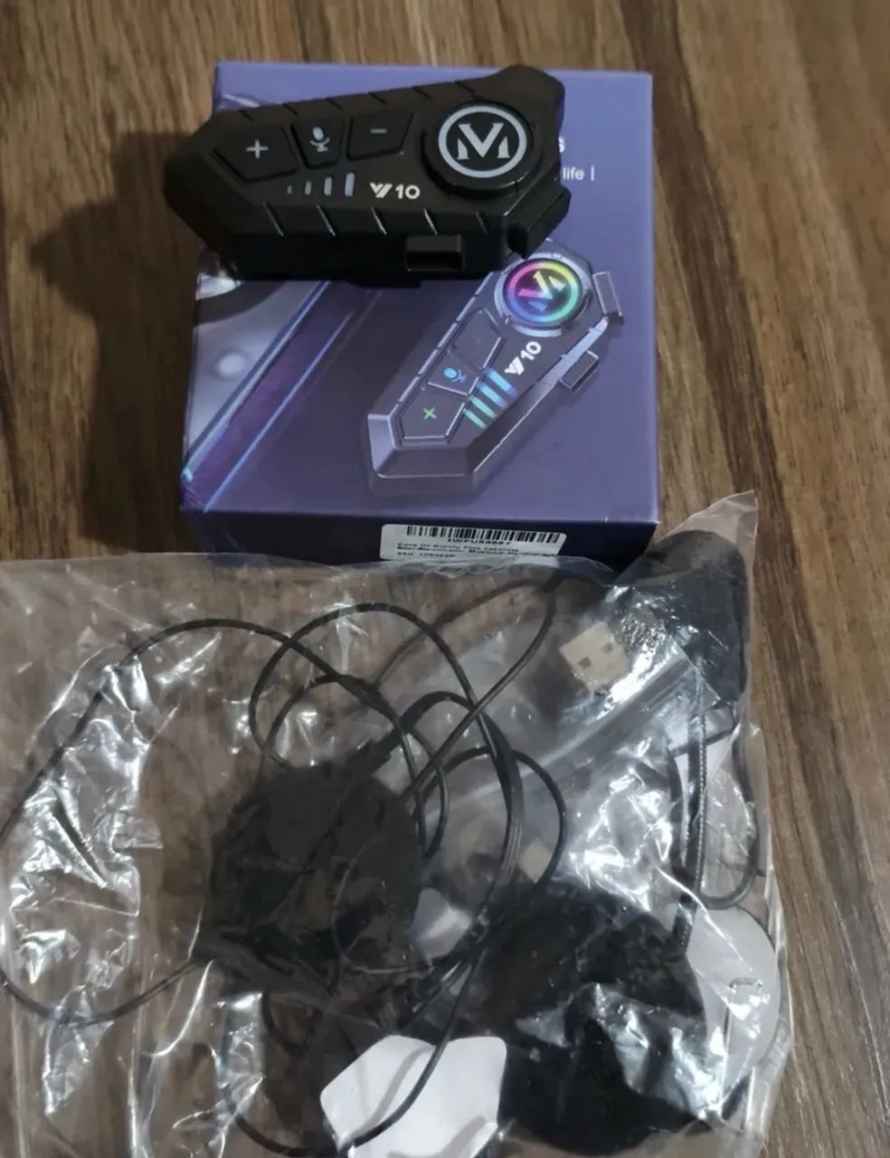 Intercomunicador Bluetooth WOOSH V10 para Capacete - Novo - Foto 3