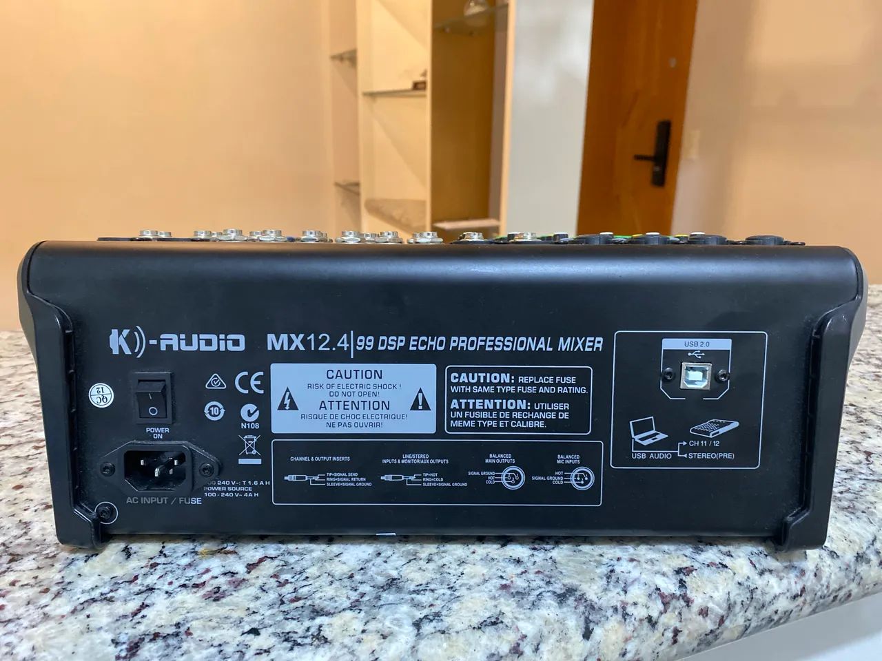 Mesa de som K) áudio MX 12.4 - Foto 3