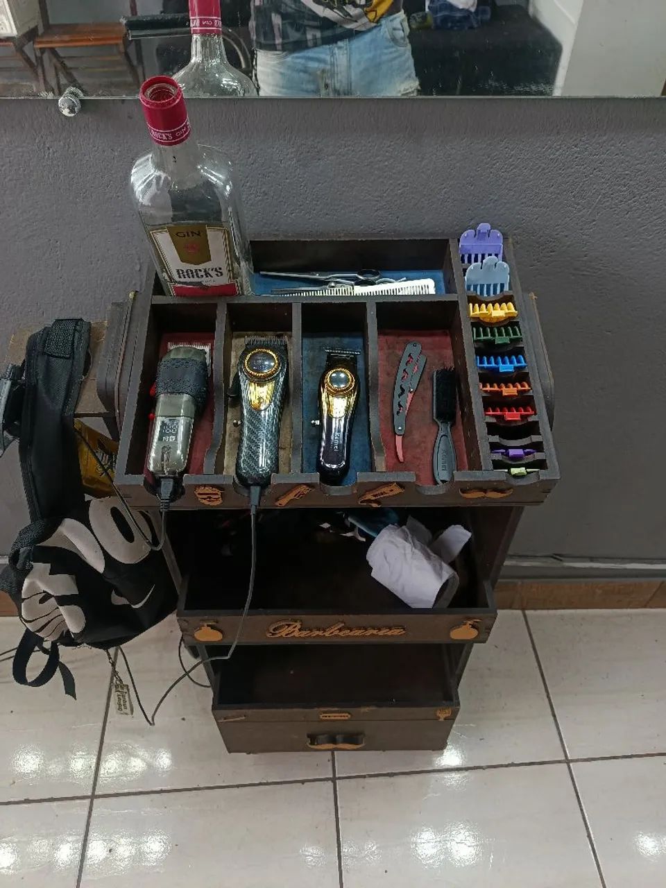 Bancada de barbearia