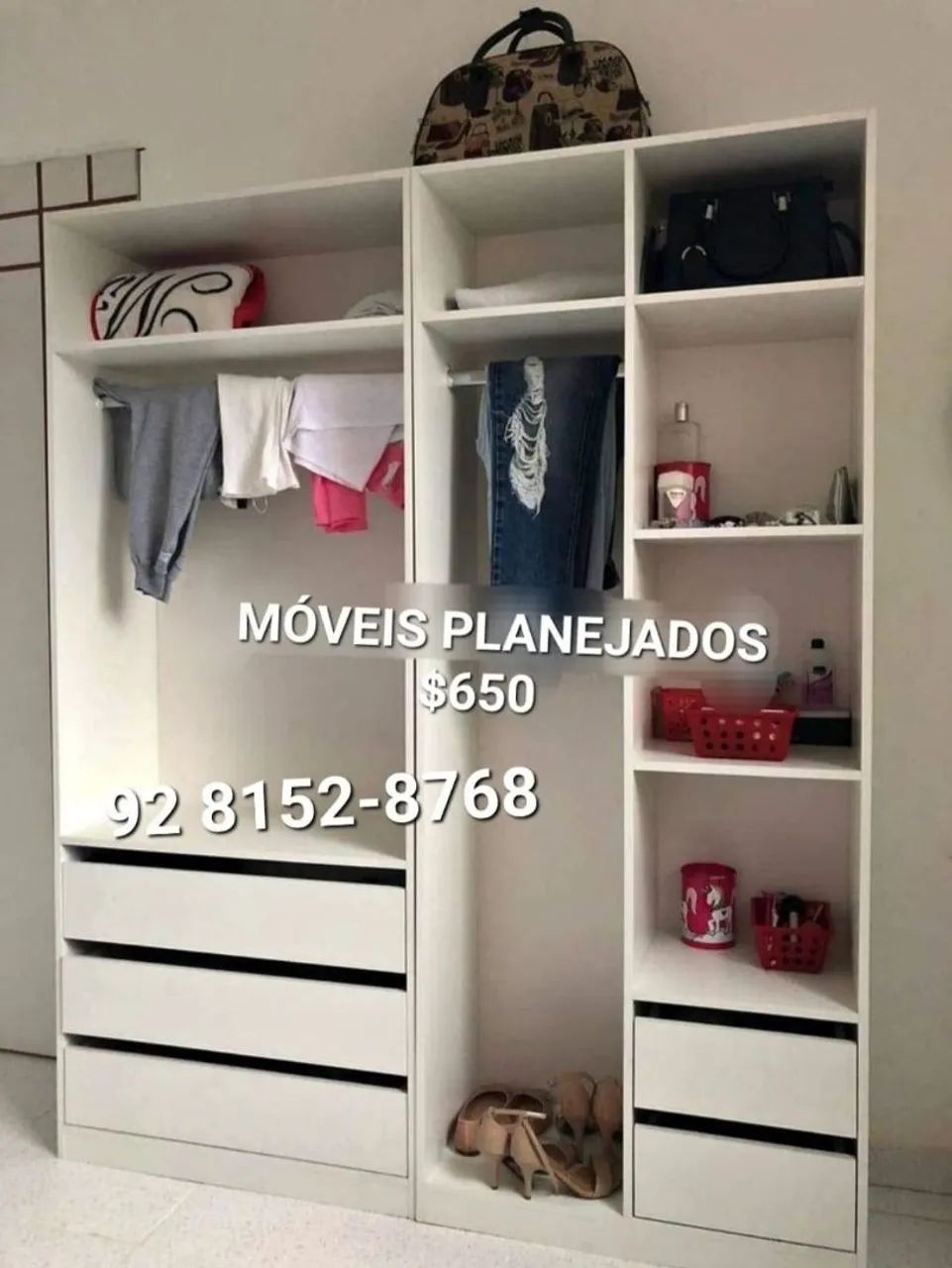 Closet com Entrega e Montagem Grátis Modelos diversos  - Foto 5