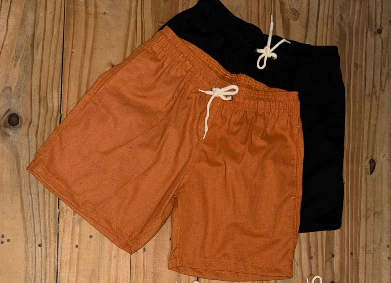 SHORTS DE LINHO ALTA QUALIDADE 
