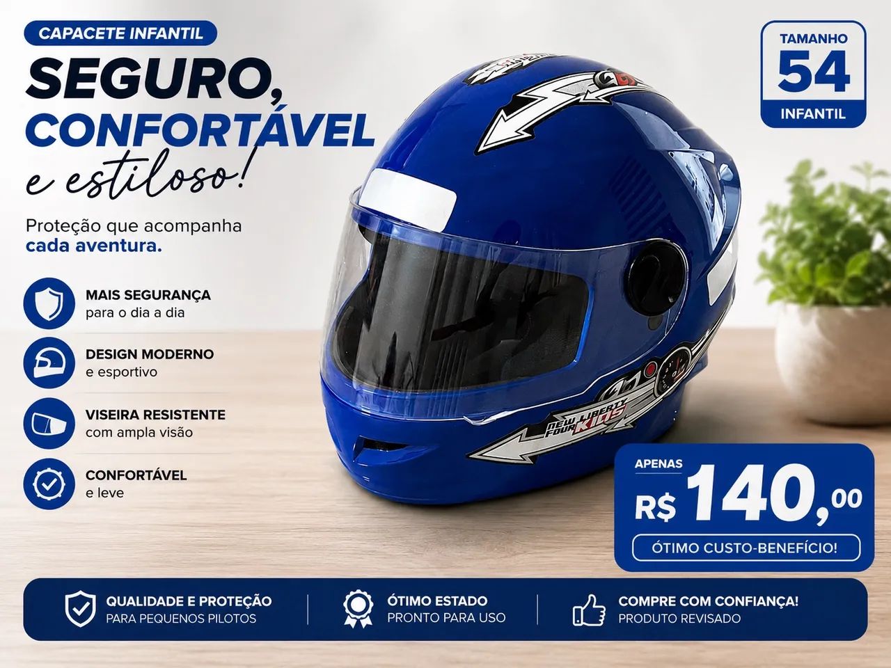 Capacete juvenil 