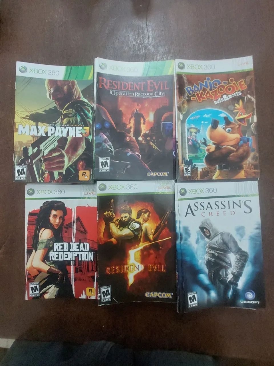 Lote manuais XBOX360
