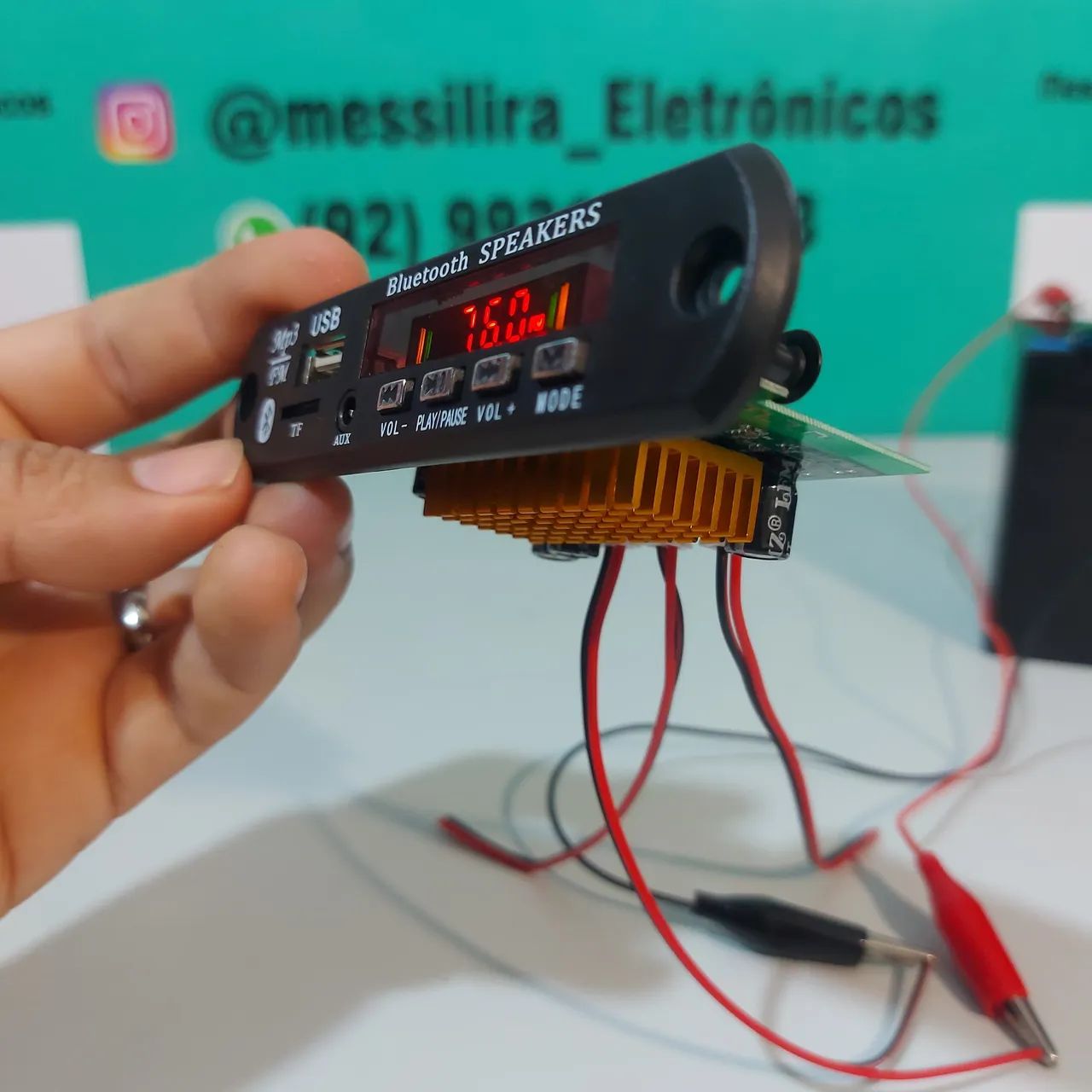Placa amplificada 12v 2*80w 160w RMS - Foto 3