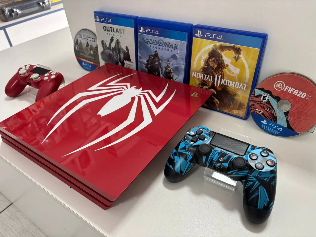 Nintendo Switch PlayStation4 pro Spiderman edition Playstation 4 pro - edição limitada spider man - Consoles de Vídeo