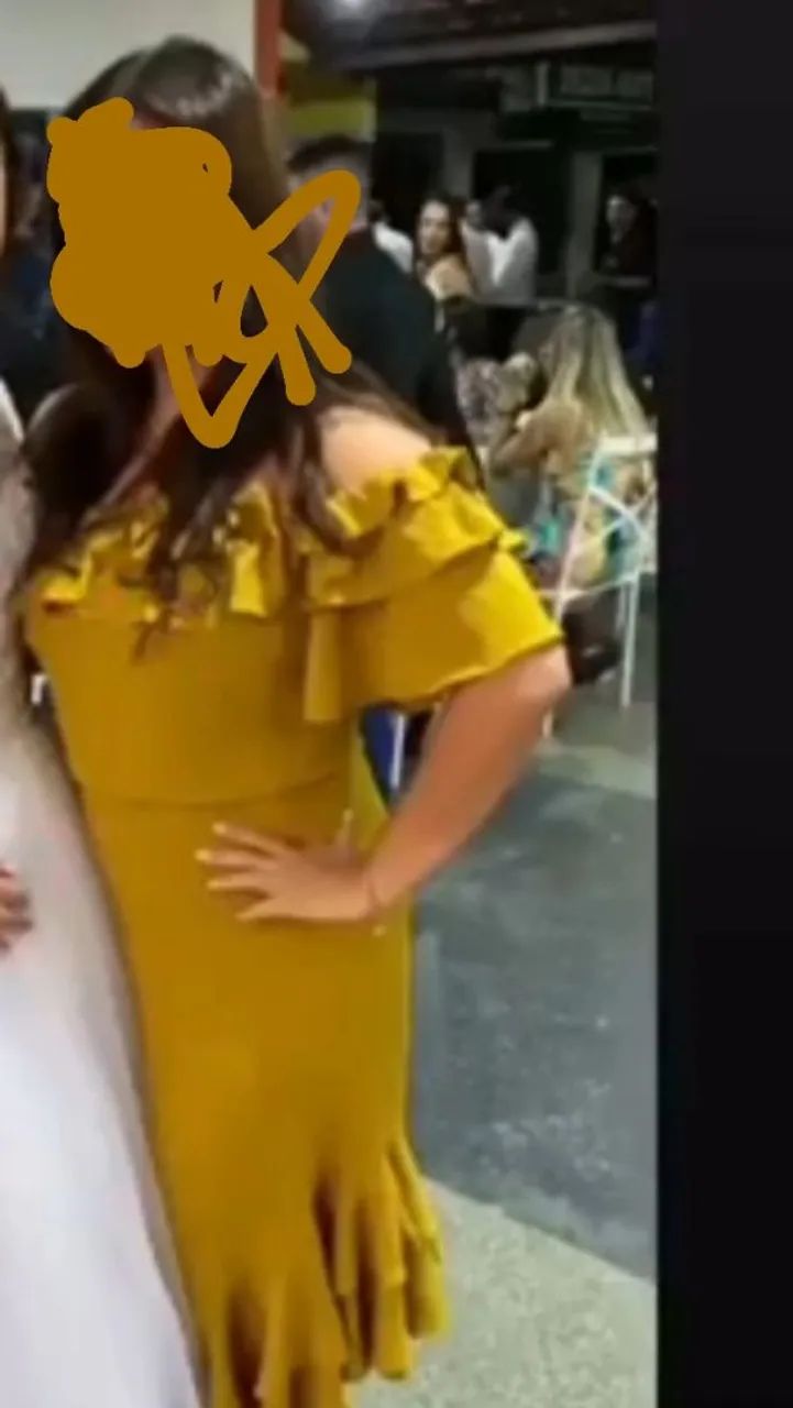 Vestido usado apenas uma vez