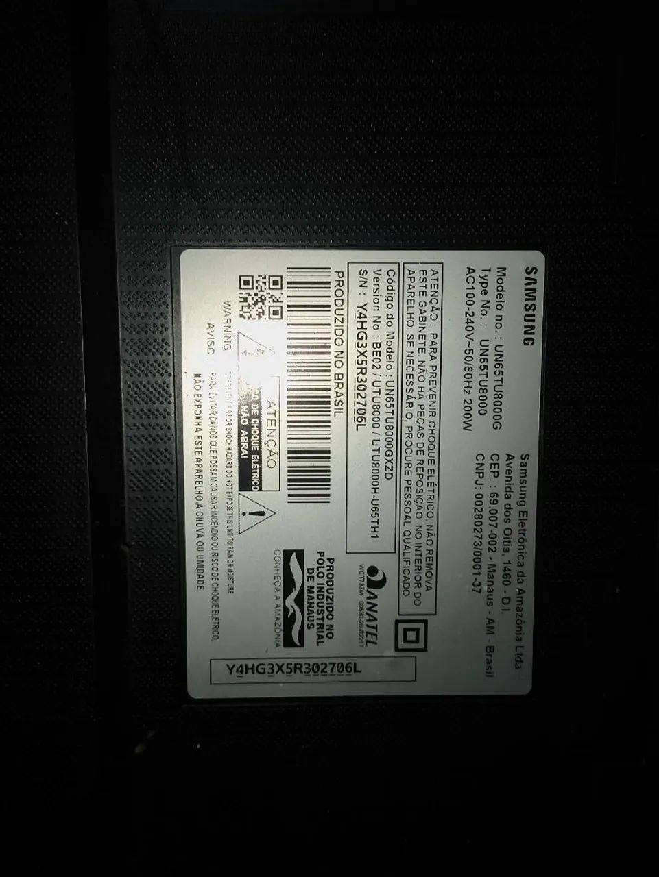 Smart tv 65 polegadas com d