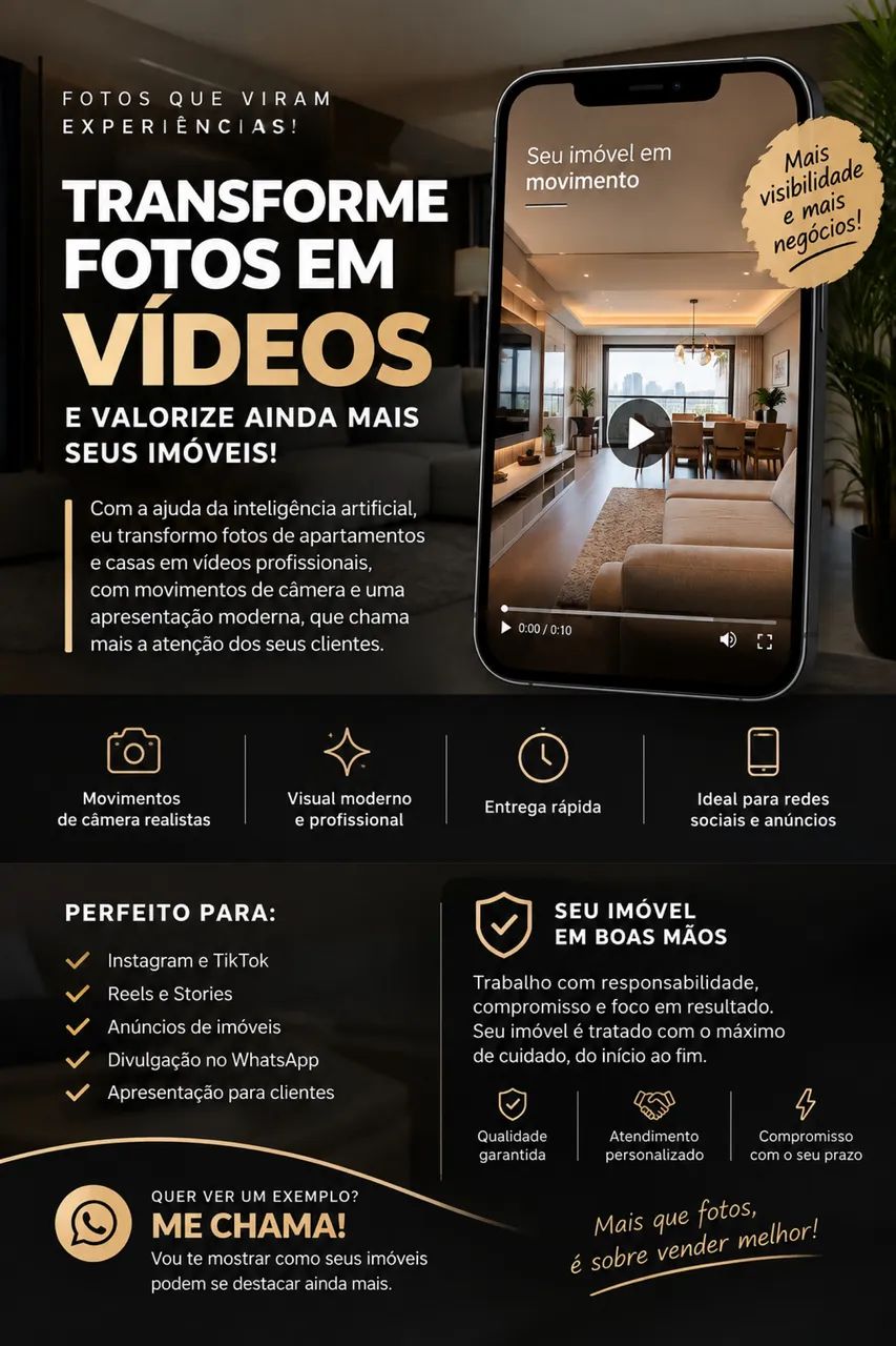     Transforme Fotos em Vídeos e Valorize Seus Imóveis!