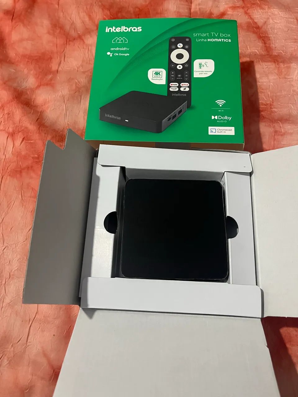 Vendo Smart Tv Box Android Izy Play 4k Intelbras - Foto 4